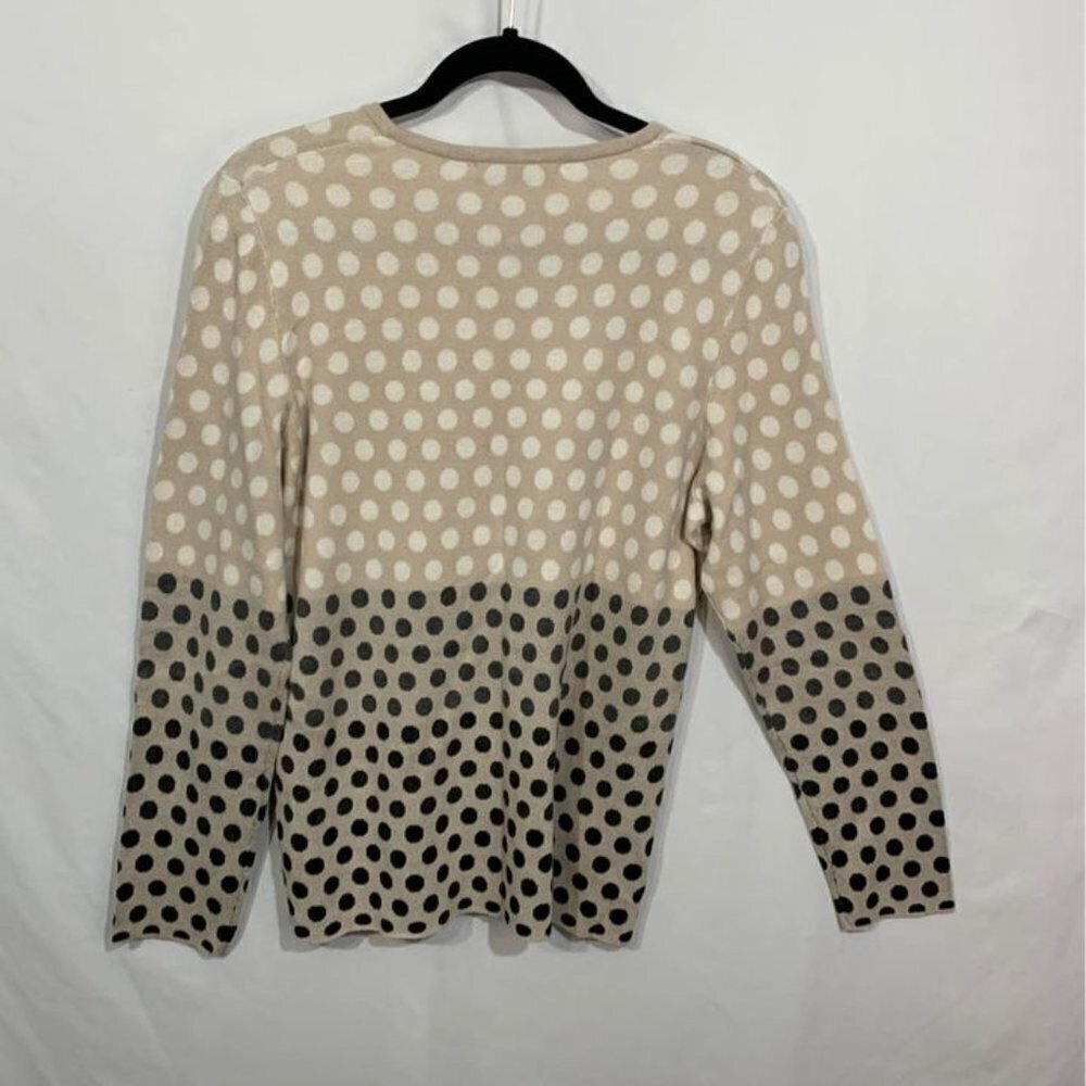 WOMAN’S TANJAY sweater. Gradient dots. New condition. Size large. - Picture 6 of 7